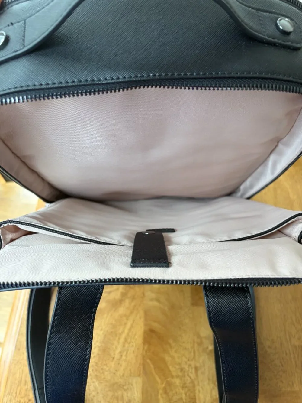 Calpak Kaya Black Laptop Bag